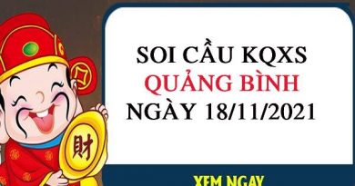 Soi cầu xổ số Quảng Bình ngày 18/11/2021