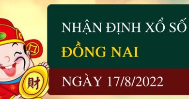 Nhận định xổ số Đồng Nai ngày 17/8/2022 thứ 4 hôm nay