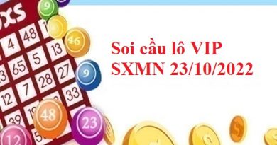 Soi cầu lô VIP SXMN 23/10/2022