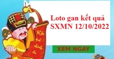 Loto gan kết quả SXMN 12/10/2022