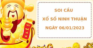 Soi cầu xổ số Ninh Thuận 6/1/2023 thống kê XSNT chính xác