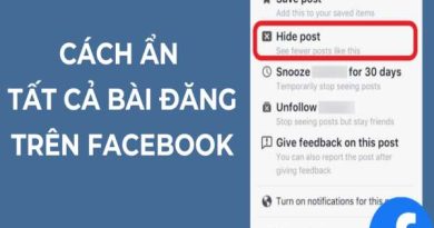 Cách ẩn bài viết trên Facebook cho từng đối tượng