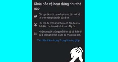 Cách khóa trang cá nhân Facebook bảo vệ thông tin cá nhân